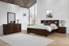 Tampa Furniture Outlet - Coaster - Jessica 4-piece California King Bedroom Set Cappuccino - 200719KW-S4