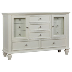 Tampa Furniture Outlet - Coaster - Sandy Beach 11-drawer Dresser Cream White - 201303