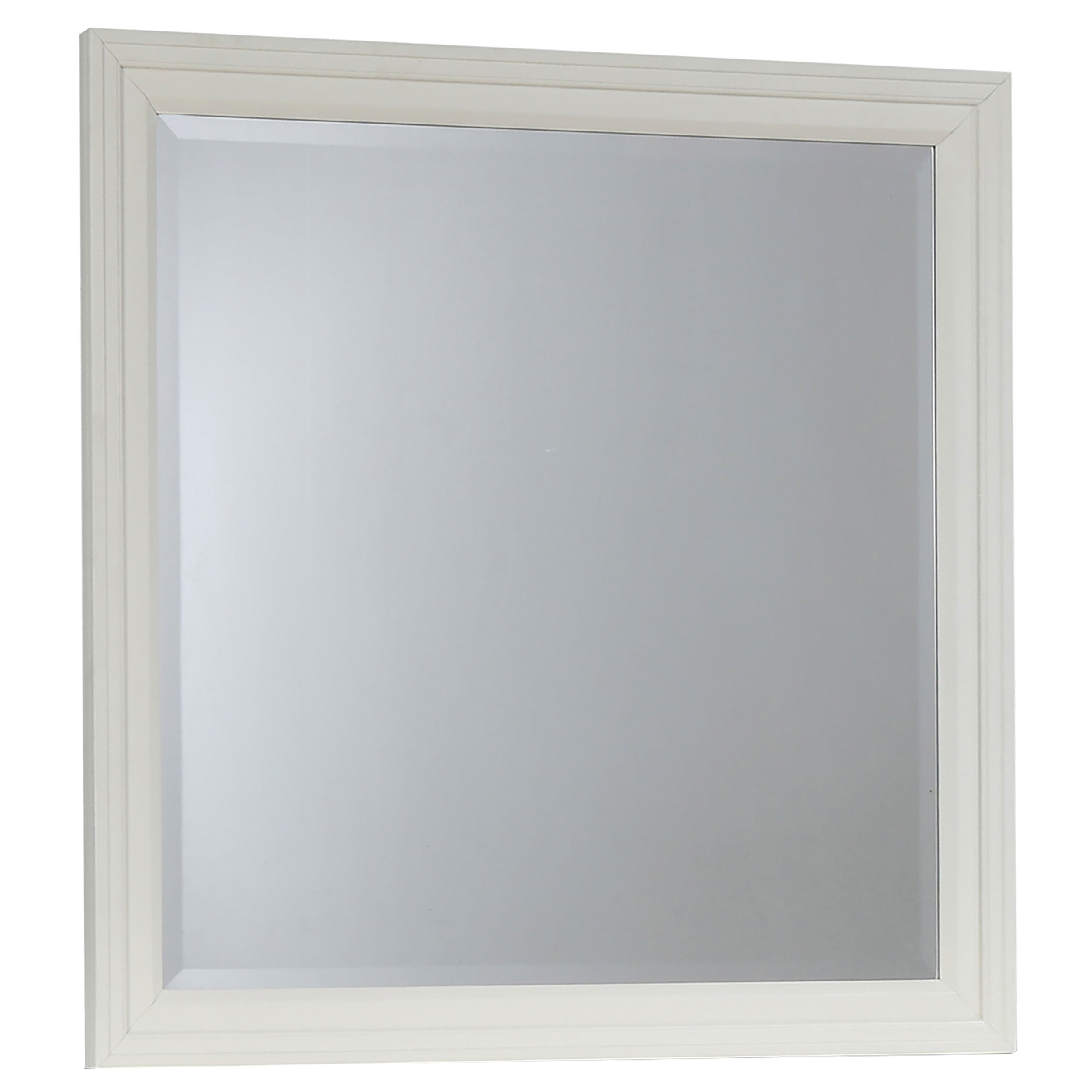 Tampa Furniture Outlet - Coaster - Sandy Beach Dresser Mirror Cream White - 201304