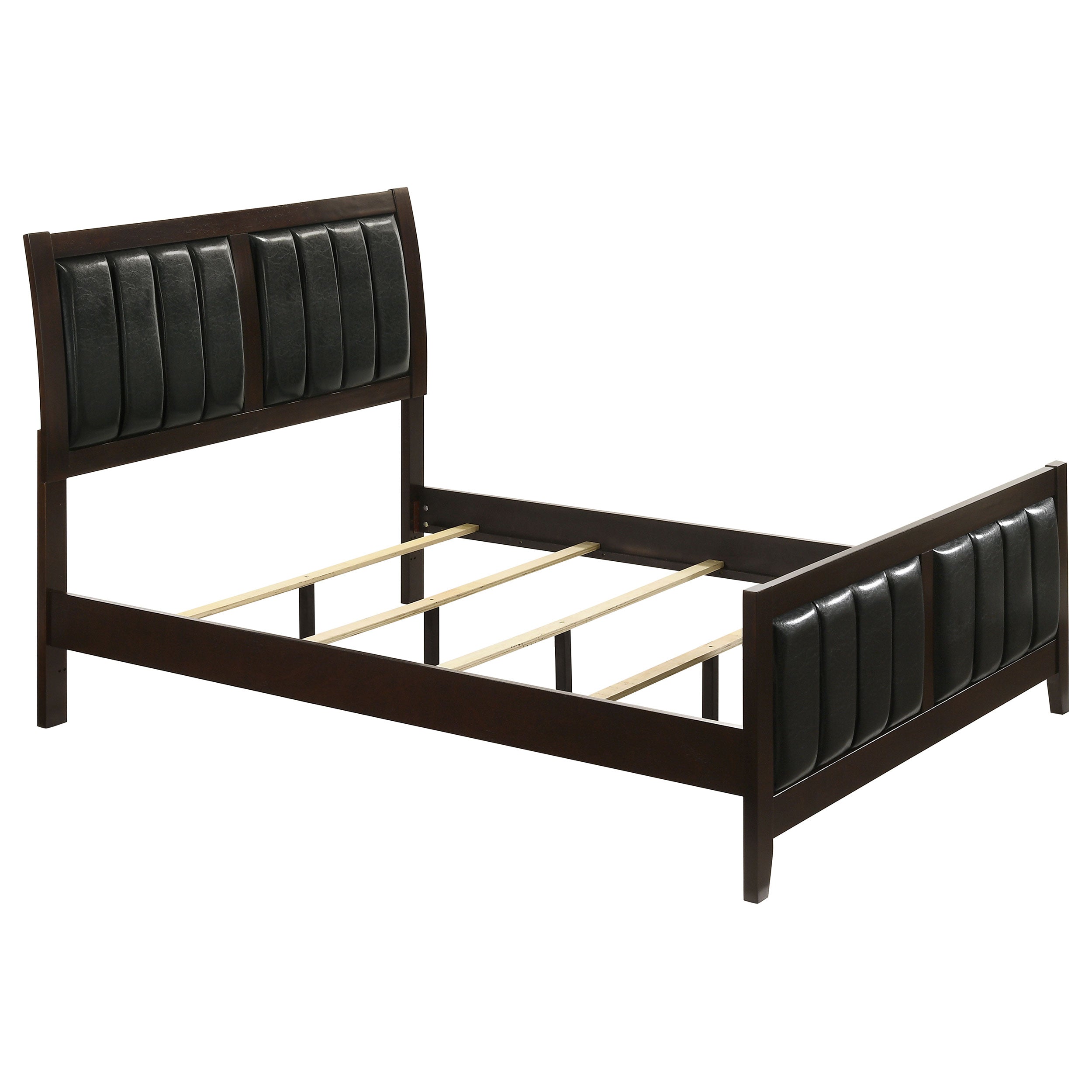 Tampa Furniture Outlet - Coaster - Carlton Wood Full Panel Bed Cappuccino - 202091F