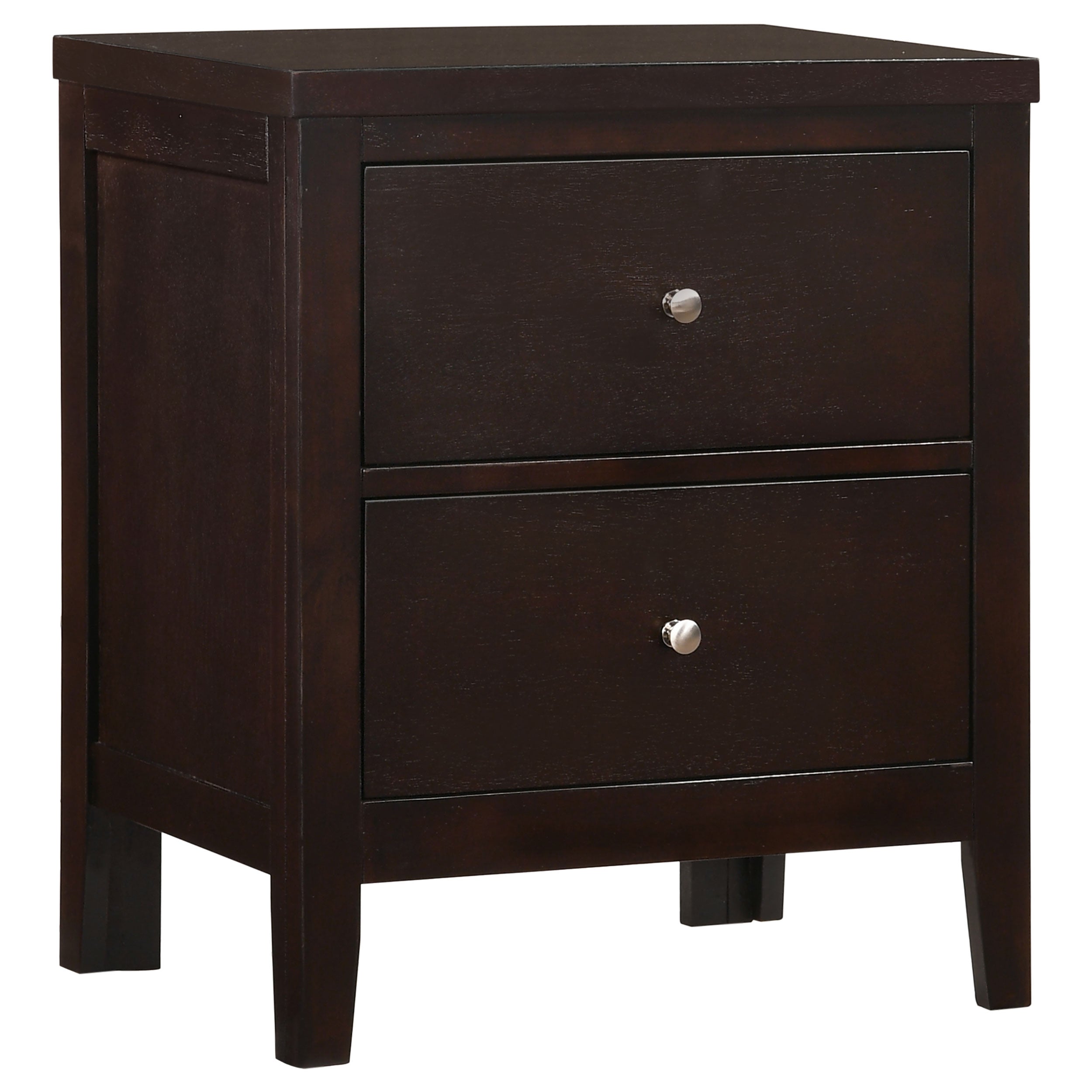 Tampa Furniture Outlet - Coaster - Carlton 2-drawer Nightstand Cappuccino - 202092