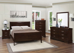 Tampa Furniture Outlet - Coaster - Louis Philippe 5-piece Queen Bedroom Set Cappuccino - 202411Q-S5