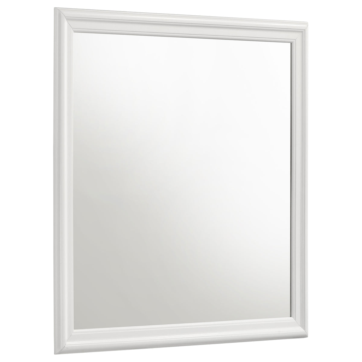 Tampa Furniture Outlet - Coaster - Louis Philippe Dresser Mirror White - 202444
