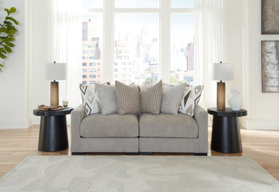 Tampa Furniture Outlet Lutz - Ashley Furniture - Aslan Court Sectional - RAF 6-Piece Sectional with Chaise / Flax - 20305S8