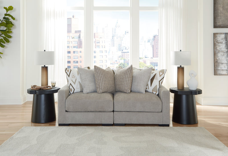 Tampa Furniture Outlet Lutz - Ashley Furniture - Aslan Court Sectional - RAF 6-Piece Sectional with Chaise / Flax - 20305S8