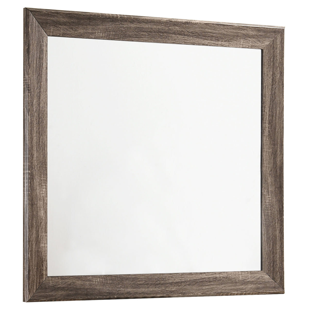 Tampa Furniture Outlet - Coaster - Kauffman Dresser Mirror Washed Taupe - 204194