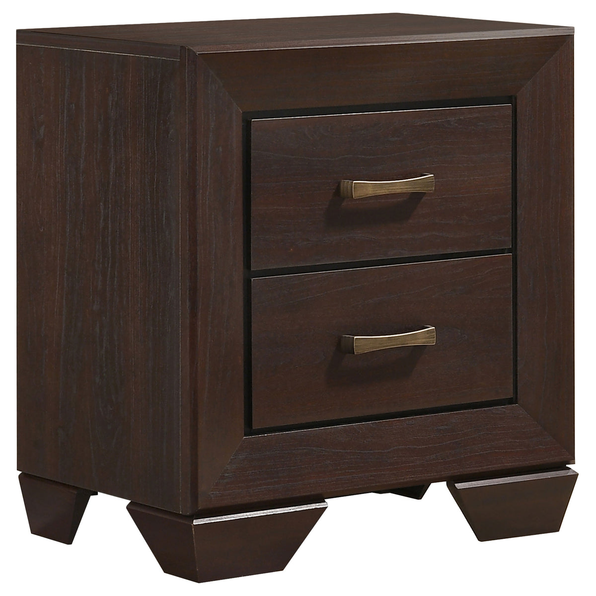 Tampa Furniture Outlet - Coaster - Kauffman 2-drawer Nightstand Dark Cocoa - 204392