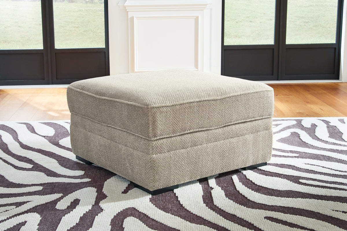 Tampa Furniture Outlet Lutz - Ashley Furniture - Calnita Living Room - Ottoman With Storage / Sisal - 2050211