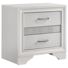 Tampa Furniture Outlet - Coaster - Miranda 3-drawer Nightstand Bedside Table White - 205112