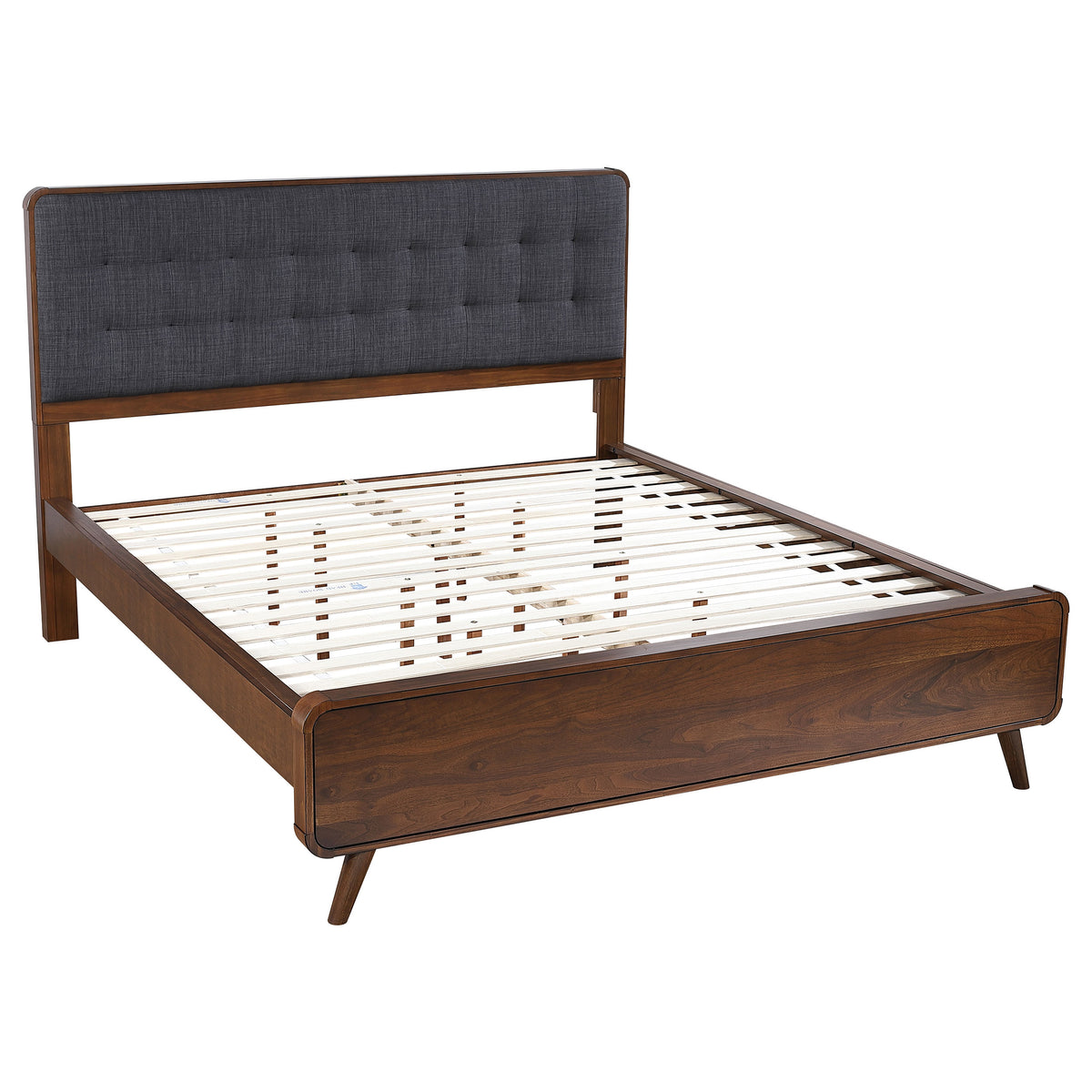 Tampa Furniture Outlet - Coaster - Robyn Wood California King Platform Bed Dark Walnut - 205131KW
