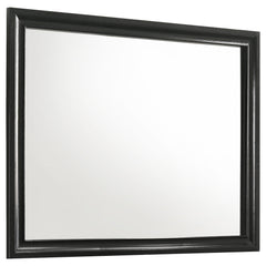 Tampa Furniture Outlet - Coaster - Miranda Dresser Mirror Black - 206364