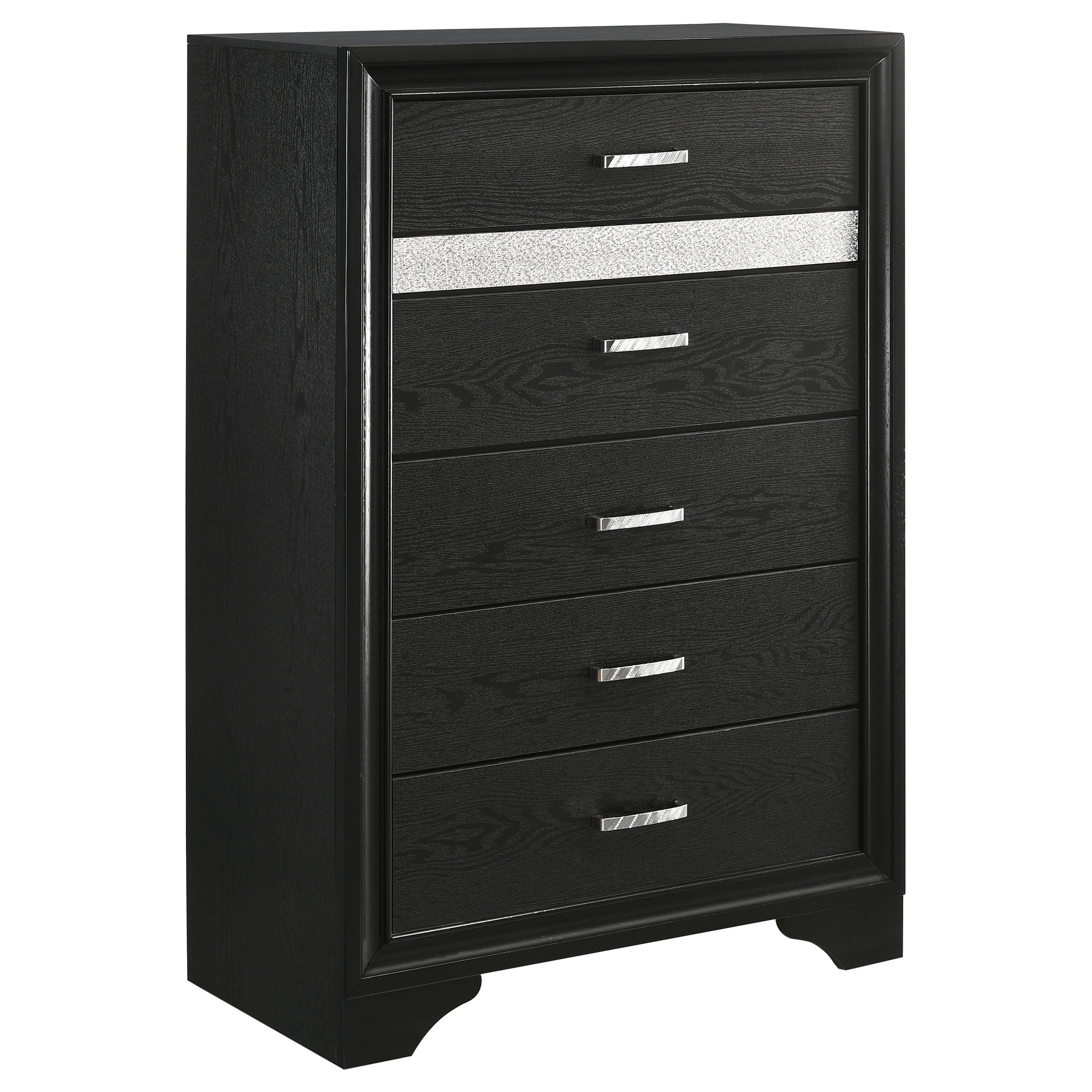 Tampa Furniture Outlet - Coaster - Miranda 6-drawer Bedroom Chest Black - 206365