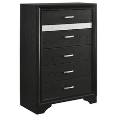 Tampa Furniture Outlet - Coaster - Miranda 6-drawer Bedroom Chest Black - 206365
