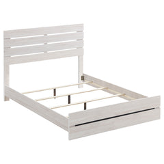 Tampa Furniture Outlet - Coaster - Brantford Wood Queen Panel Bed Coastal White - 207051Q