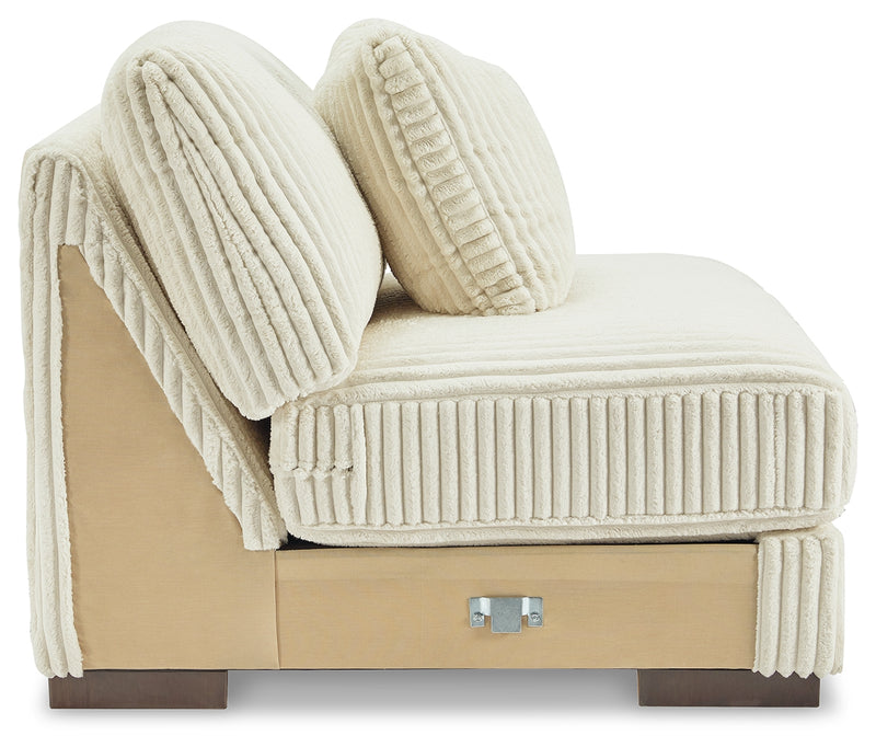 Tampa Furniture Outlet Lutz - Ashley Furniture - Lindyn Sectionals - RAF 6-Piece Sectional / Ivory - 21104S20