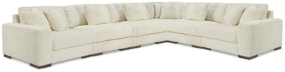 Tampa Furniture Outlet Lutz - Ashley Furniture - Lindyn Sectionals - RAF 6-Piece Sectional - 21104S20