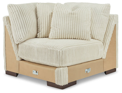 Tampa Furniture Outlet Lutz - Ashley Furniture - Lindyn Sectionals - RAF 6-Piece Sectional / Ivory - 21104S20