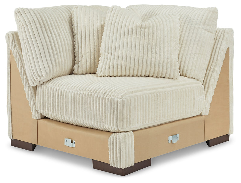 Tampa Furniture Outlet Lutz - Ashley Furniture - Lindyn Sectionals - RAF 6-Piece Sectional / Ivory - 21104S20