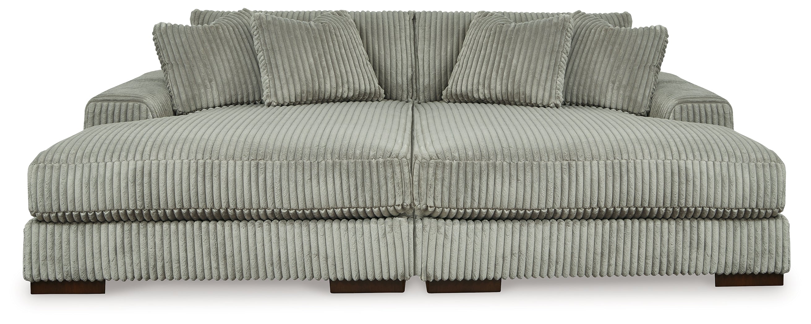 Tampa Furniture Outlet Lutz - Ashley Furniture - Lindyn Sectional - RAF Super Chaise / Fog - 21105S11