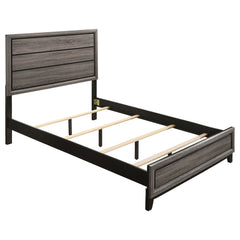 Tampa Furniture Outlet - Coaster - Watson Wood Full Panel Bed Grey Oak - 212421F