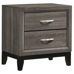 Tampa Furniture Outlet - Coaster - Watson 2-drawer Nightstand Grey Oak - 212422
