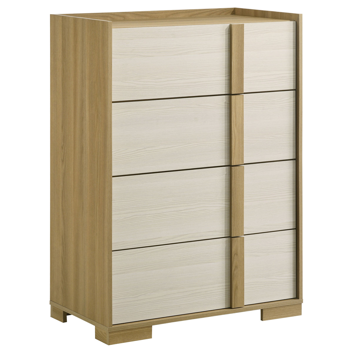 Tampa Furniture Outlet - Coaster - Hyland 4-drawer Chest of Drawers Natural - 215655
