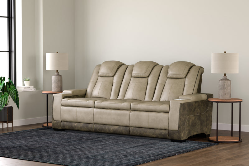 Tampa Furniture Outlet Lutz - Ashley Furniture - Next-Gen DuraPella Living Room - PWR REC Sofa with ADJ Headrest / Sand - 2200315