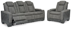 Tampa Furniture Outlet Lutz - Ashley Furniture - Next-Gen Durapella Power Reclining Sofa and Power Recliner - Power Reclining Sofa and Power Recliner - 22004U3