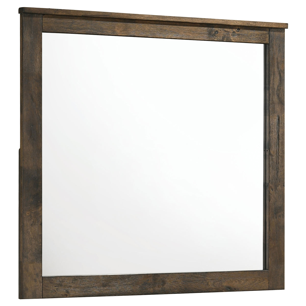 Tampa Furniture Outlet - Coaster - Woodmont Dresser Mirror Rustic Golden Brown - 222634