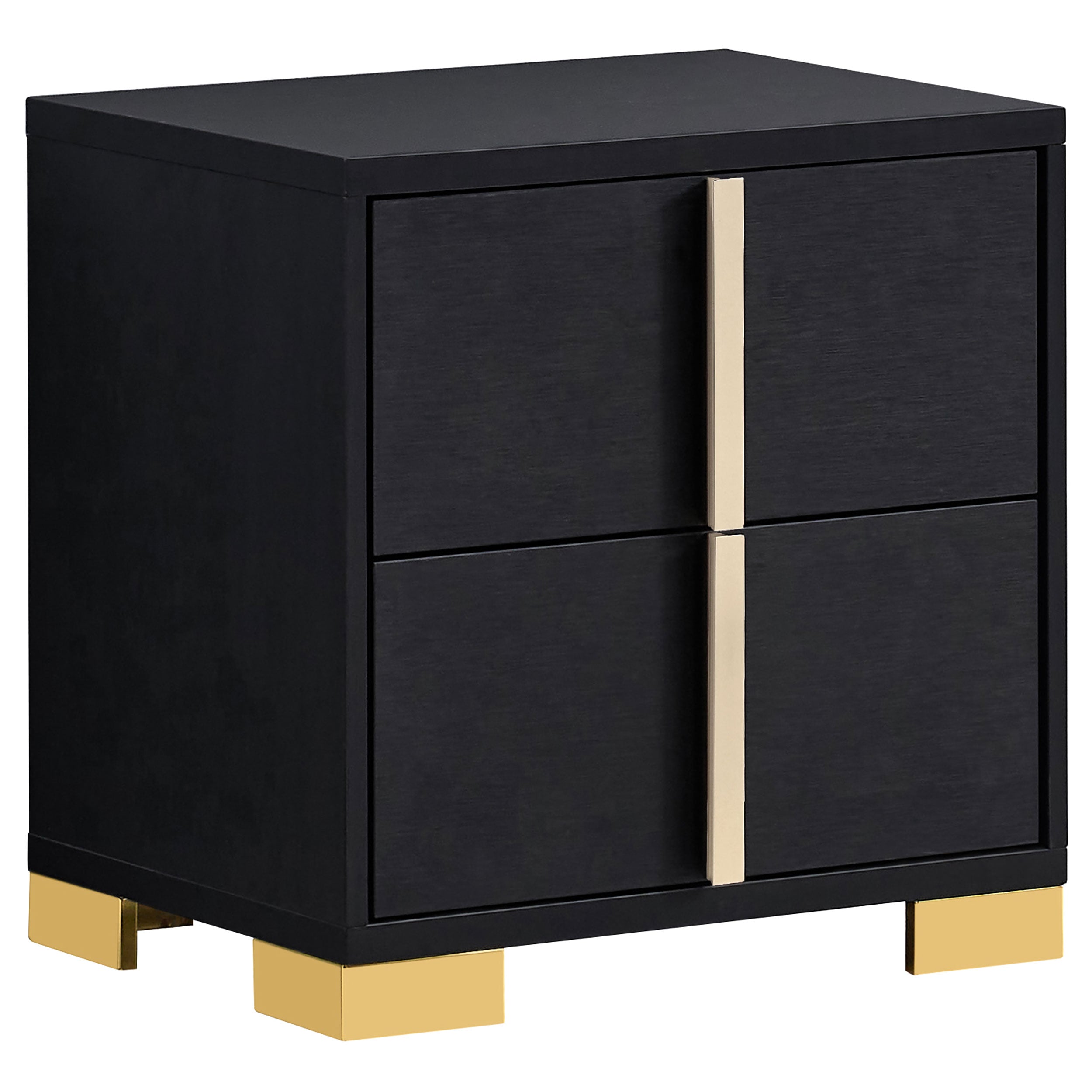 Tampa Furniture Outlet - Coaster - Marceline 2-drawer Nightstand Black - 222832
