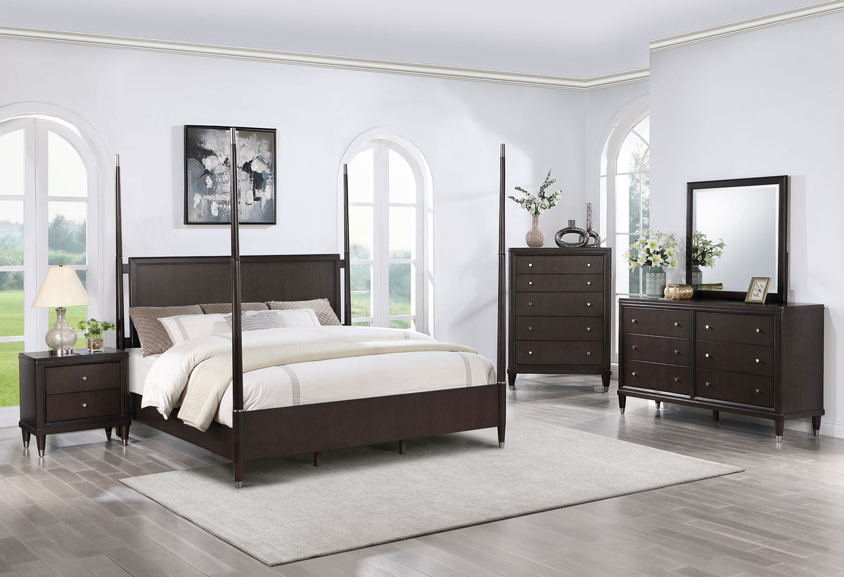 Tampa Furniture Outlet - Coaster - Emberlyn 5-piece Queen Bedroom Set Brown - 223061Q-S5