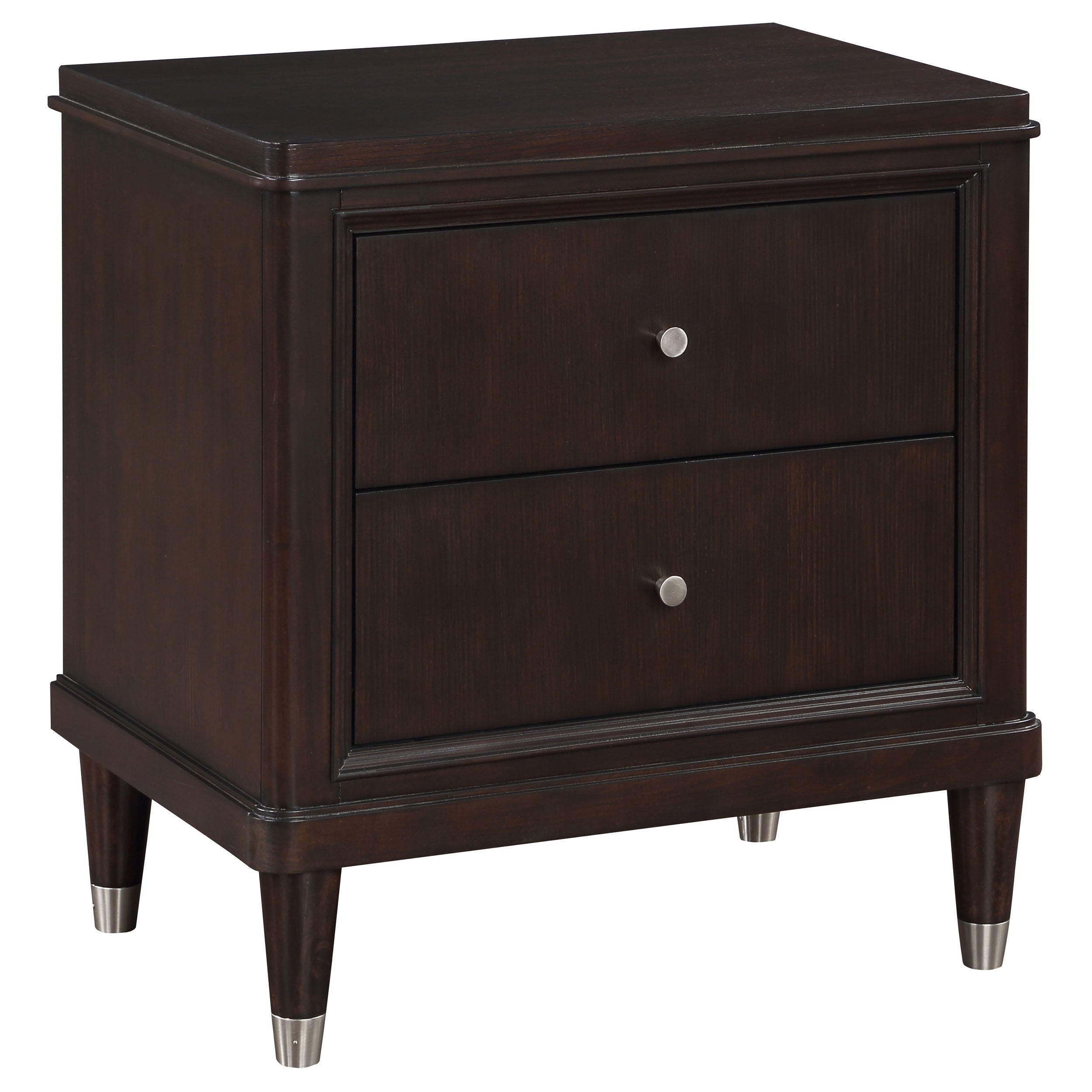 Tampa Furniture Outlet - Coaster - Emberlyn 2-drawer Nightstand Brown - 223062