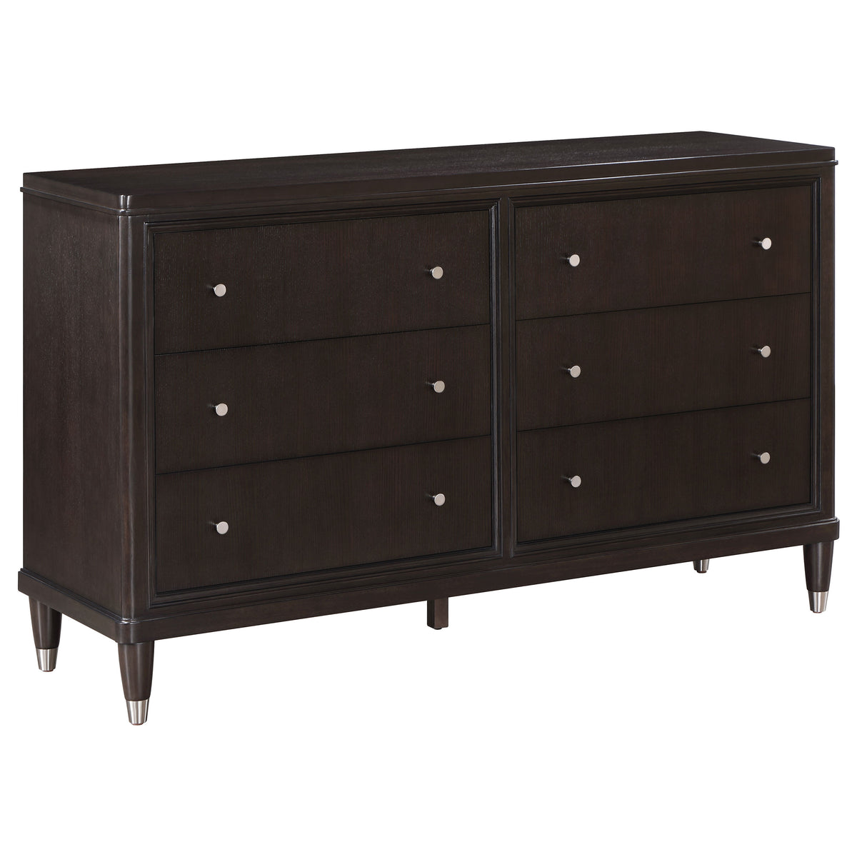 Tampa Furniture Outlet - Coaster - Emberlyn 6-drawer Dresser Brown - 223063
