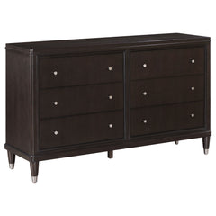 Tampa Furniture Outlet - Coaster - Emberlyn 6-drawer Dresser Brown - 223063