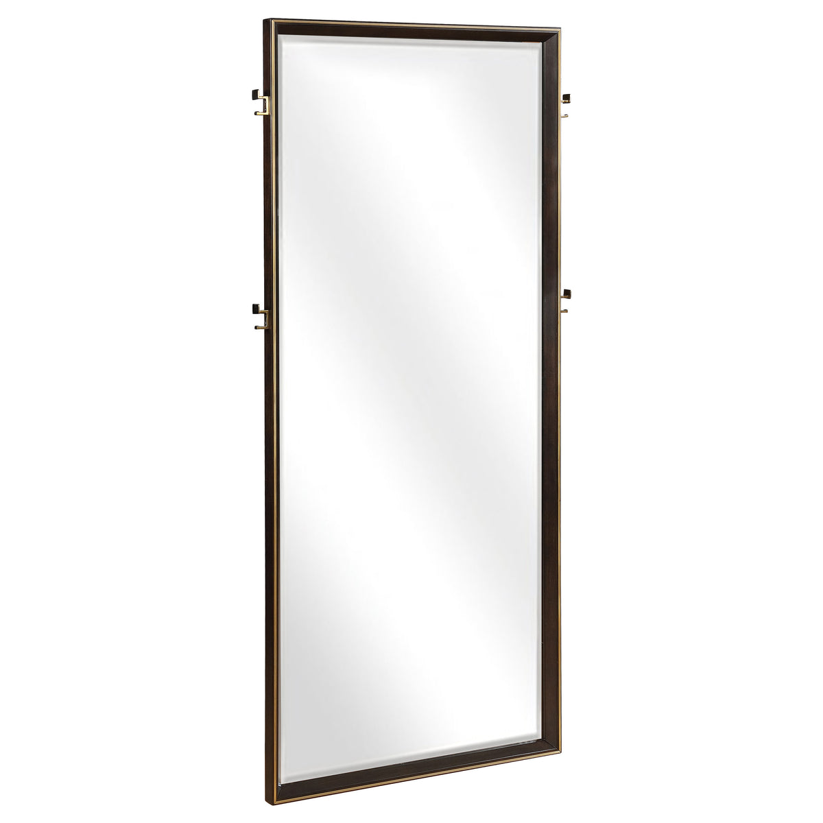 Tampa Furniture Outlet - Coaster - Durango 80-inch Standing Floor Mirror Smoked Peppercorn - 223270