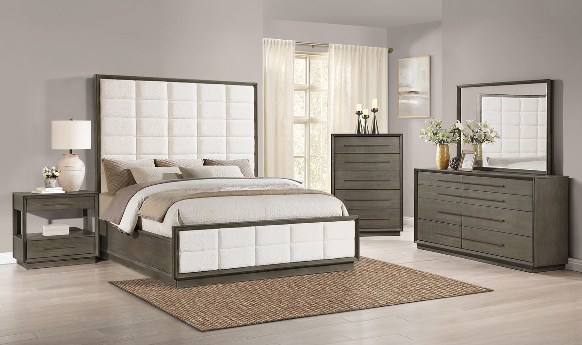 Tampa Furniture Outlet - Coaster - Durango 5-piece Eastern King Bedroom Set Taupe Oak - 223271KE-S5