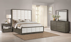 Tampa Furniture Outlet - Coaster - Durango 4-piece California King Bedroom Set Taupe Oak - 223271KW-S4