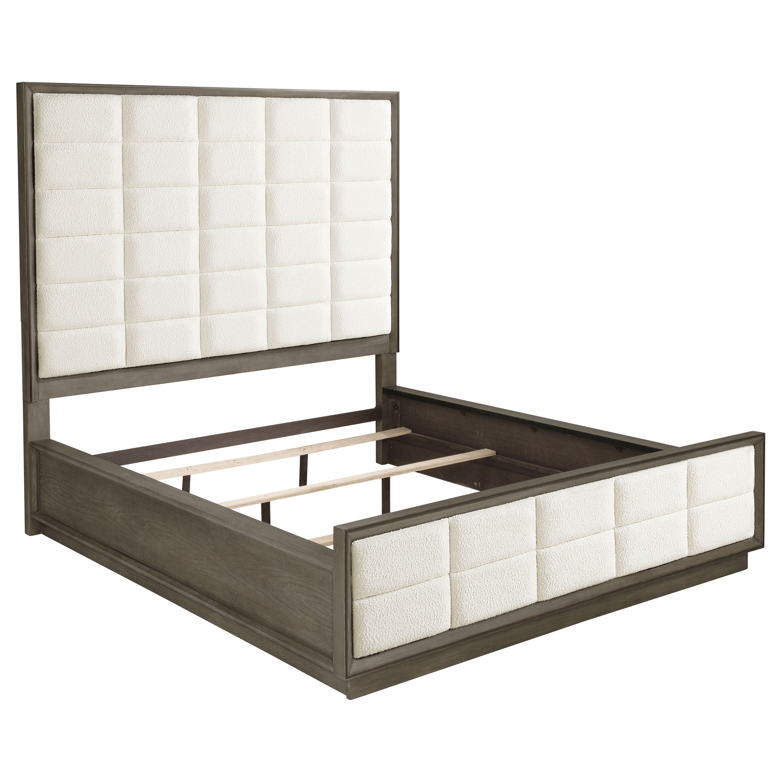 Tampa Furniture Outlet - Coaster - Durango 80-inch California King Panel Bed Taupe Oak - 223271KW