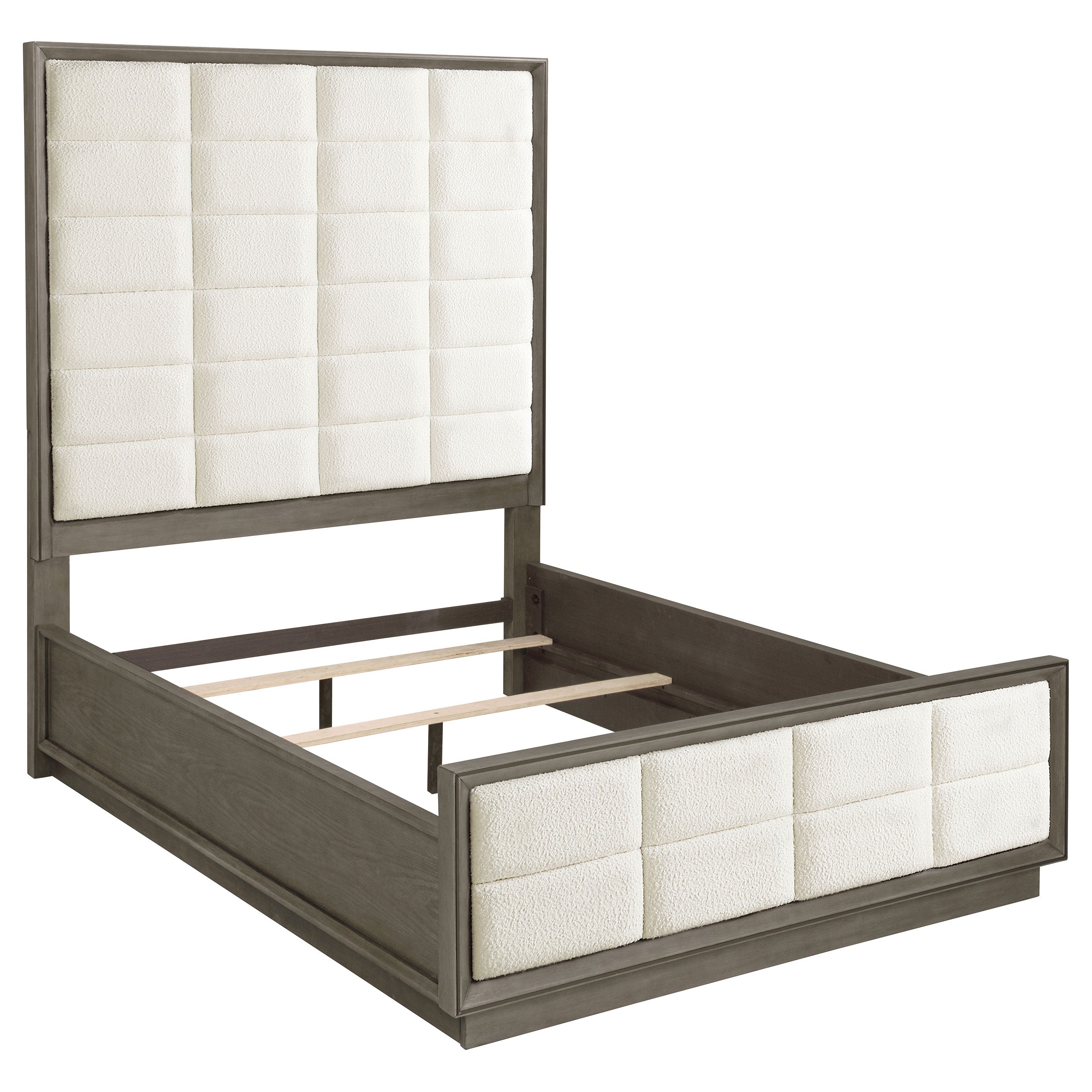 Tampa Furniture Outlet - Coaster - Durango 80-inch Queen Panel Bed Taupe Oak - 223271Q