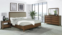 Tampa Furniture Outlet - Coaster - Maderia 4-piece California King Bedroom Set Walnut - 223321KW-S4