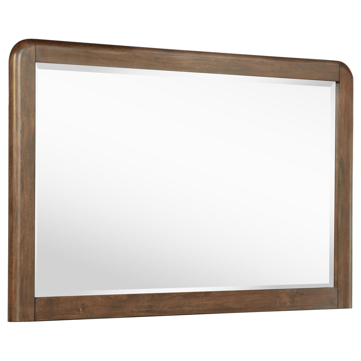 Tampa Furniture Outlet - Coaster - Maderia Dresser Mirror Walnut - 223324