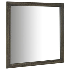 Tampa Furniture Outlet - Coaster - Wright Dresser Mirror Brown Oak - 223344