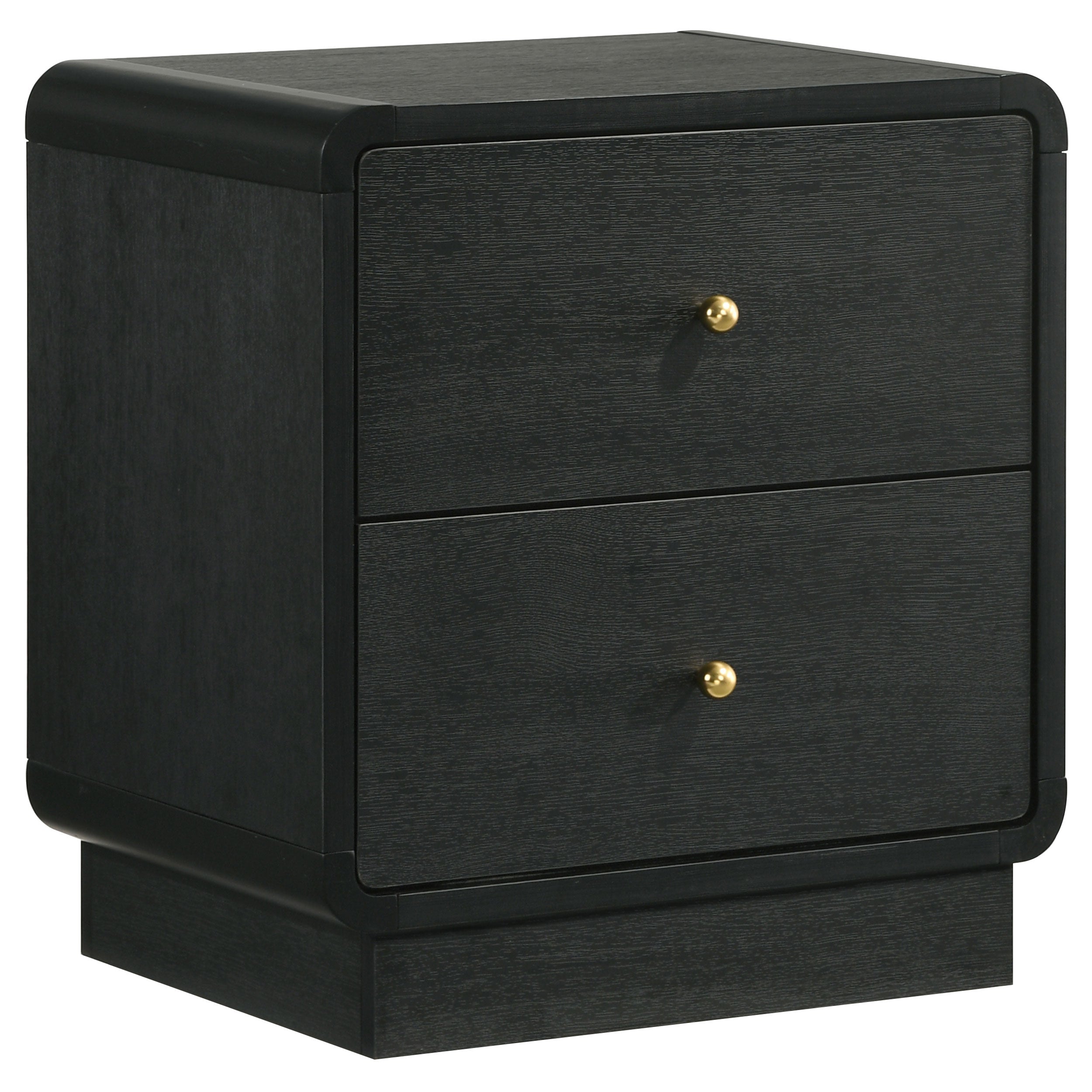 Tampa Furniture Outlet - Coaster - Cavelle 2-drawer Nightstand Bedside Table Black - 223662