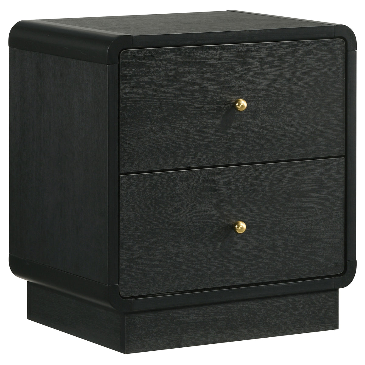 Tampa Furniture Outlet - Coaster - Cavelle 2-drawer Nightstand Bedside Table Black - 223662
