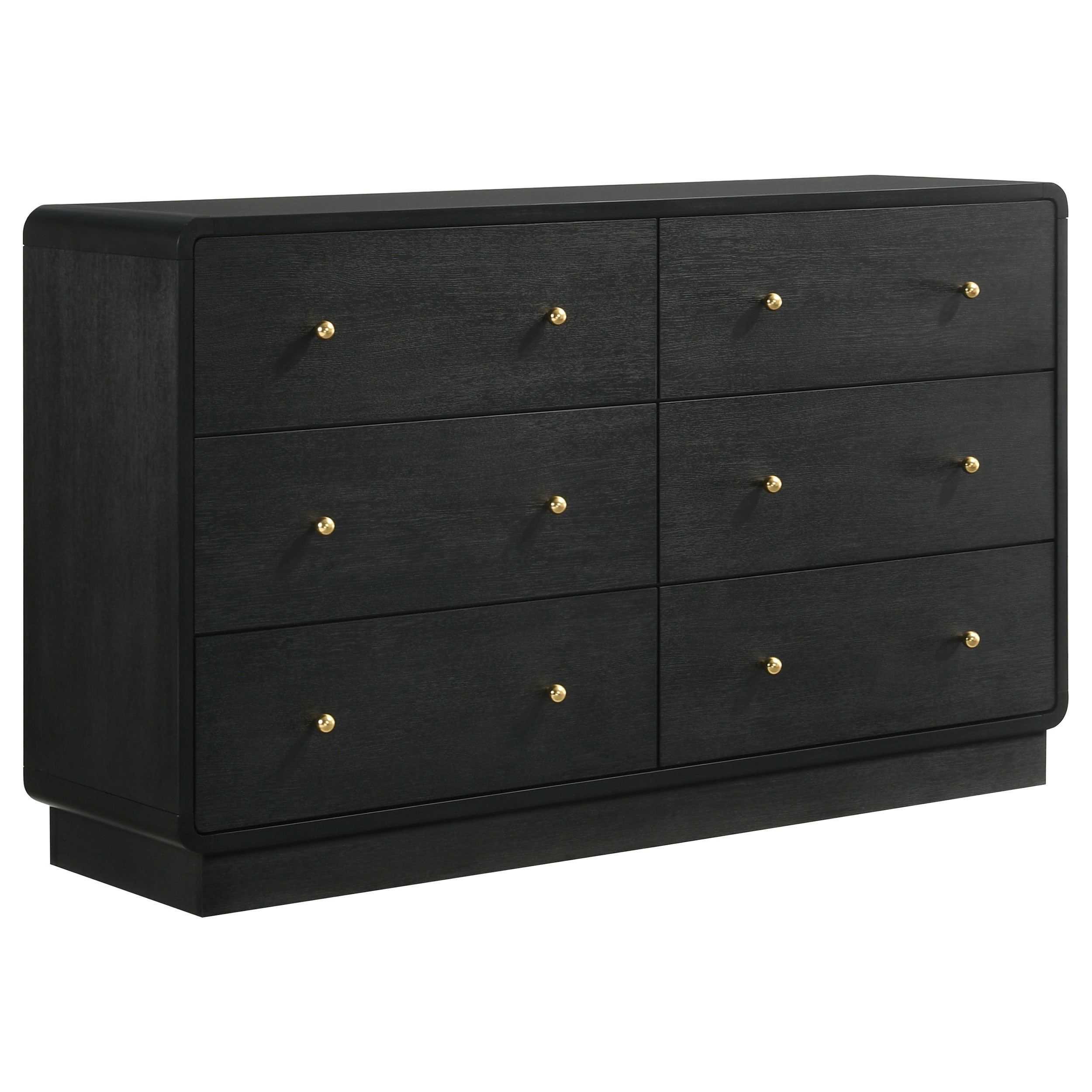Tampa Furniture Outlet - Coaster - Cavelle 6-drawer Dresser Cabinet Black - 223663