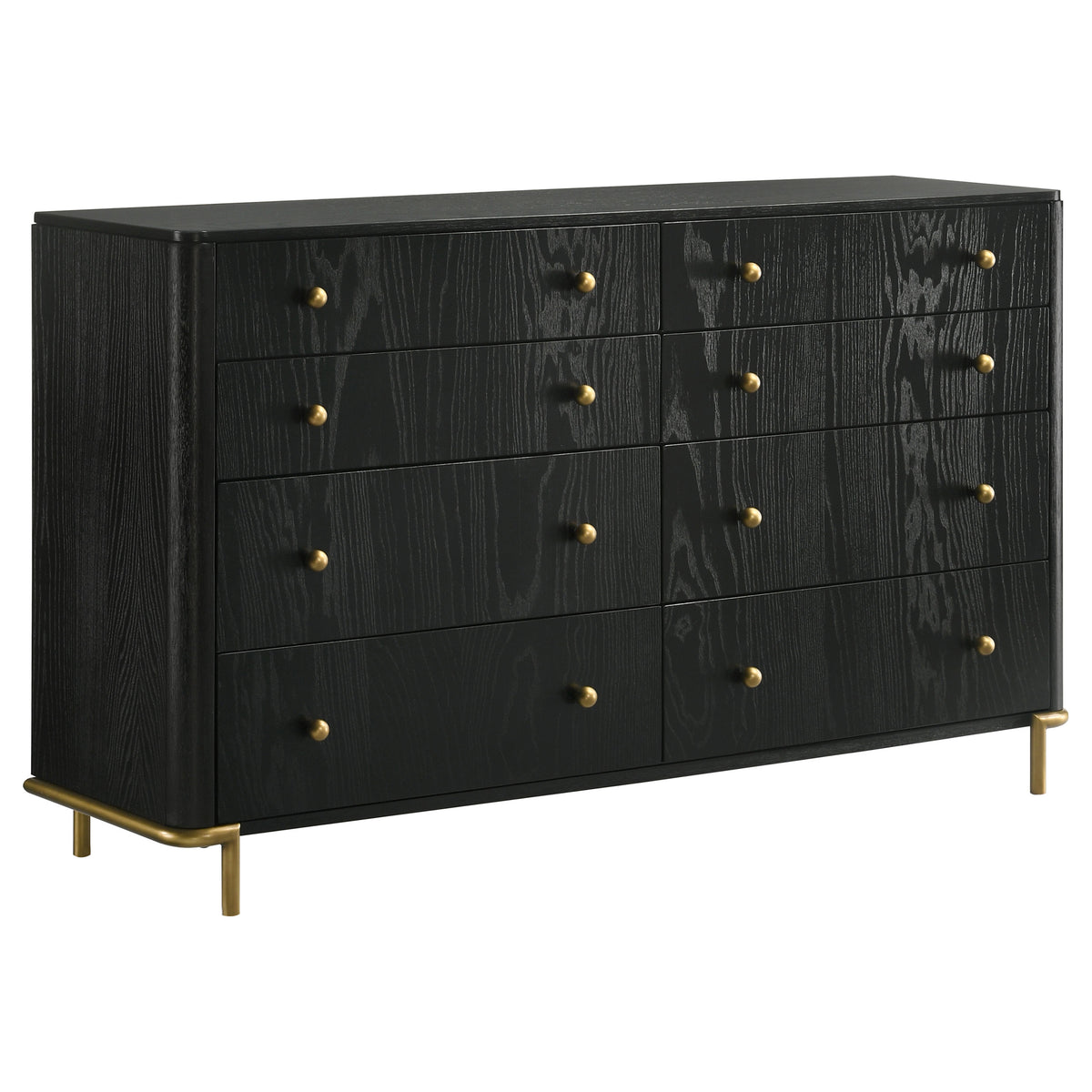 Tampa Furniture Outlet - Coaster - Arini 8-drawer Dresser Black - 224333