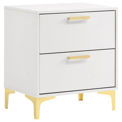 Tampa Furniture Outlet - Coaster - Kendall 2-drawer Nightstand White - 224402