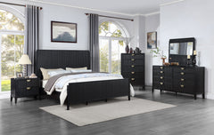 Tampa Furniture Outlet - Coaster - Brookmead 5-piece California King Bedroom Set Black - 224711KW-S5