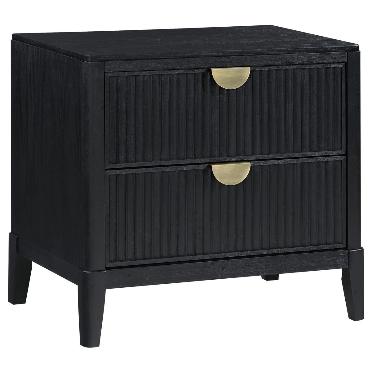 Tampa Furniture Outlet - Coaster - Brookmead 2-drawer Nightstand Black - 224712
