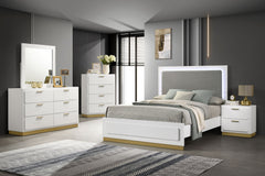 Tampa Furniture Outlet - Coaster - Caraway 5-piece California King Bedroom Set White - 224771KW-S5